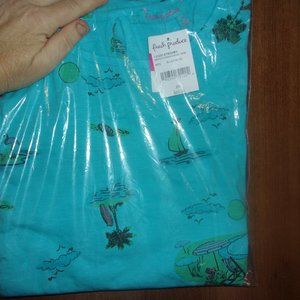 Fresh Produce Beachy Keen Sleeveless Top in Turquoise~ 2x
